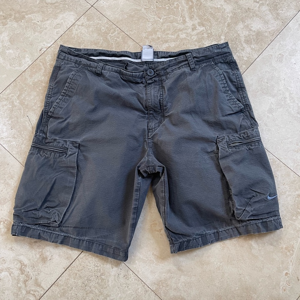 Nike Gray Cargo Shorts for Men